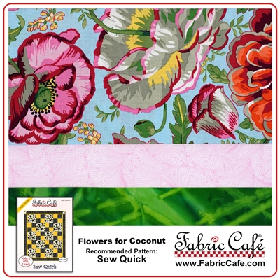 Flowers for Coconut - 3-Yard Quilt Kit