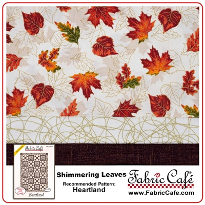 Shimmering Leaves - 3-Yard Quilt Kit