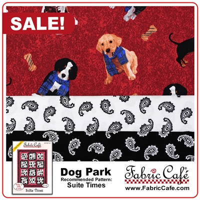 Dog Park 3-Yard Quilt Kit