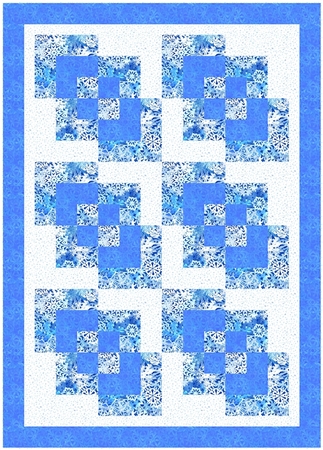 Paper Flurries - 3-Yard Quilt Kit