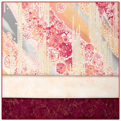 Floral Collection 3 -Yard Quilt Kit