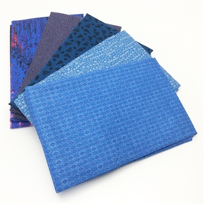 5-Yard Fabric Stash Builder - Dark Blue