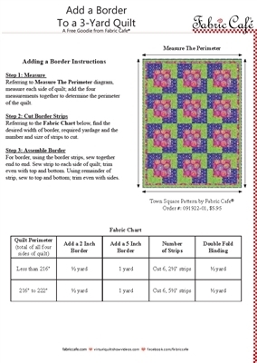 Add a Border to a 3-Yard Quilt